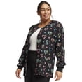 thumbnail image 4 of Cherokee Prints Women Warm Up Scrubs Jacket Snap Front Print Warm Up CK321, 4 of 5