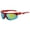 Red, variant on Half Frame Running Sunglasses for Men Women Lightweight Polarized UV400 Windproof Wrap Around Cycling Glasses Outdoor Sports Sunglasses Perfect Gift, Red,One Size