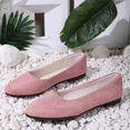 thumbnail image 4 of Miluxas Women Cute Slip-On Ballet Shoes Soft Solid Classic Pointed Toe Flats Pink 9(42), 4 of 8