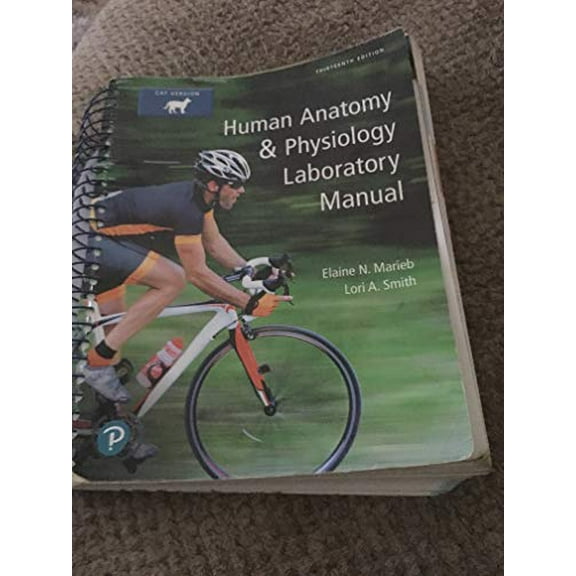 Pre-Owned Human Anatomy &amp; Physiology Laboratory Manual, Cat Version, 9780134632339, 0134632338, Paperback, 13 edition