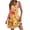 Yellow, variant on LYXSSBYX Sundresses for Women Women's Casual With Pockets Summer Boho Beach Dress T-Shirts Dress V Neck Loose Tank Dresses