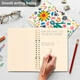 thumbnail image 4 of FORMRS 1-Subject Spiral Notebook 8" x 5" College Ruled 60 Refillable Sheet A5 Hard Cover, Abstract Floral, 4 of 7