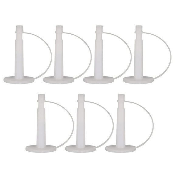 Polygem LCR Clear Standard Surface Injection Ports, 7-Pack – for Low-Pressure Epoxy Crack Repair