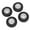 Silver B, variant on 4 pieces 1/24 Rubber Wheels and Tires Fit for Axial SCX24 00002 90081 RC crawler Car Trucks Accessories - Black B