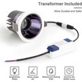thumbnail image 5 of Recessed Led Bathroom Spotlight 6 Pack 7W 700LM 70W Incandescent, IP44, Natural White 4000K, AC 220-240V, Cutout 70-75mm(White), 5 of 5