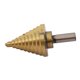 thumbnail image 3 of Step Drill Cone Drill Bits, High Speed Steel 10 Steps 1/4 to 1-3/8 inch, 3 of 5