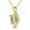 Tiger, variant on lureme Gold Lion Head Pendant Necklace, Leopard Tiger Bull Necklace Mens Hip Hop Rapper Jewelry (nl006313-2)