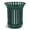Green, variant on STICCIO 30 gal Outdoor Trash Can with Lid, Alloy Steel Mesh Garbage Can, Anti-Corrosion, Fully Assembled, for School, Park, Office.