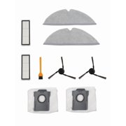 Niceminiwall for Replacement Accessories Kit D20 for Pro Plus Robot for Vacuum with 2 Side Brushes 2 Mop Cloths 2 Dust Bags and Cleaning