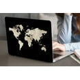 thumbnail image 5 of Hard Shell Case Compatible with MacBook Pro 14 inchs 2023/2022/2021 M2 A2779 & A2442 M1 Cable Tie, World Map 8_1, 5 of 5
