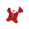 thumbnail image 2 of goowrom Barboteuse Bébé Fille Garçon Imprimé Noël Col Rond Dos Boutons Combinaison, 2 of 9