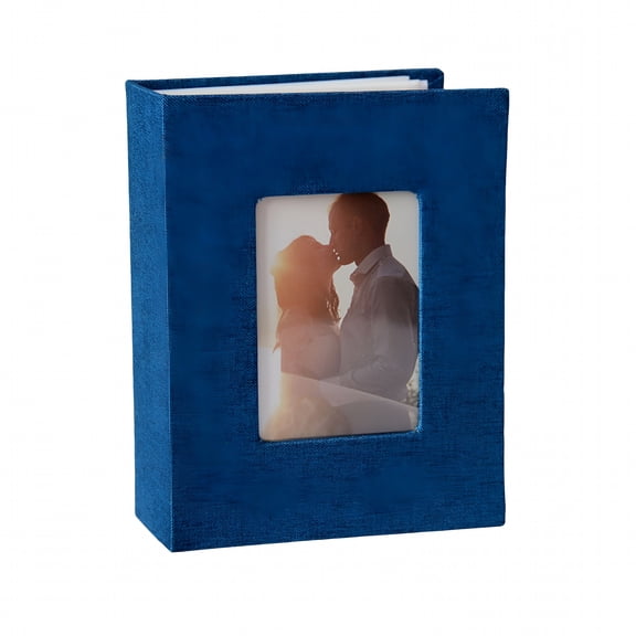 CCOCC Slipin Photo Album Linen Cover 50 Pages 100 Pockets 4x6Inch Wedding Travel Baby Shower Kids Family Anniversary Picture Collection Book