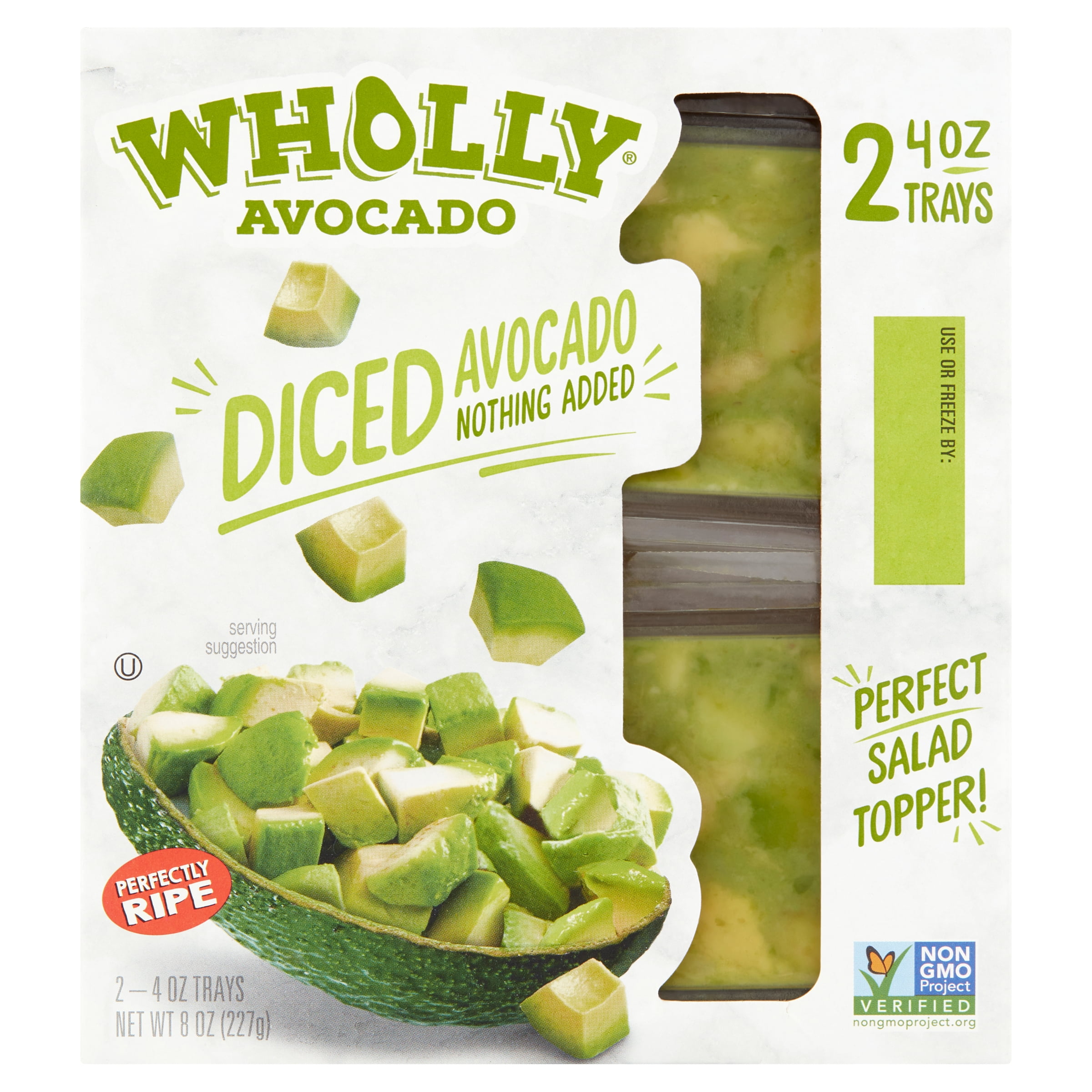 Wholly Guacamole Avocado Diced 2/4oz