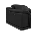 thumbnail image 6 of Leather Power Reclining Loveseat with Kiln - dried Hardwood and Chrome Legs for Stylish Home Seating, 6 of 6