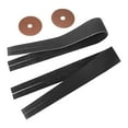 thumbnail image 3 of Bunblic Cymbal Hand Straps Percussion Instrument Accessories Musicians Practical Lightweight Cymbal Hand Belts for Musical Events Black with Pads, 3 of 7