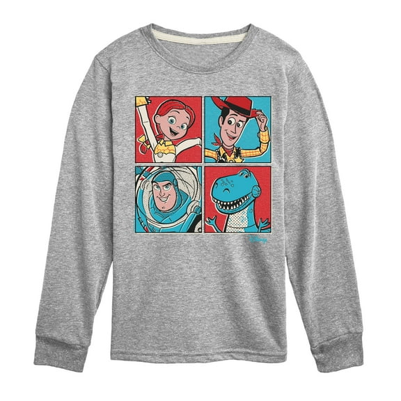 Toy Story 4 - Group Grid - Toddler & Youth Long Sleeve Graphic T-Shirt