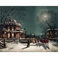 thumbnail image 2 of Joseph Hoover & Sons Co 24x20 White Modern Wood Framed Museum Art Print Titled - Christmas Eve, 2 of 4