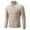 Beige, variant on TFEOQRY Pullover Sweater for Men Solid Color Retro Striped Comfortable Knitwear Long Sleeved Round Neck Sweater Top Olive Green