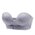 thumbnail image 5 of Strapless Bra Invisible Push Up Bra for Women,Push Up Strapless Bra,Strapless Front Buckle Lift Bra, 5 of 7