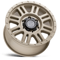 thumbnail image 2 of Black Rhino Yellowstone 17X8 6X130 38Et 78.1Cb Desert Sand Wheel, 2 of 3