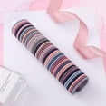 thumbnail image 2 of Girls 50 Piece 3cm Rubber Hair Bands Colorful Children Hair Ties, 2 of 3