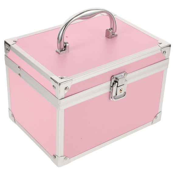 Luxshiny Aluminum Layered Tool Box Organizer 1 Set for Beauty Salon Storage and