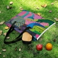 thumbnail image 5 of Cute Witch Frog Outdoor Picnic Blanket, Foldable Waterproof Beach Mat, Portable Beach Blanket for Beach Camping, Hiking, Family Concerts, 5 of 7