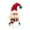Red, variant on Candy Jars With Snowman Santa Lid Clear Cookie Jar Snack Food Storage Container For Holiday Party Kitchen Cupboard Organizers And Storage Prep Bowls Food Pantry Lunch Containers for Adults Three