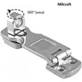 thumbnail image 5 of Marine Grade Stainless Steel Heavy Duty Door Hasp With Turning Padlock Eye Mount GGZGV Gift 2024 SZRH A-F, 5 of 5