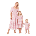 thumbnail image 3 of Mommy and Me Family Matching Dress Smocked Summer Long Dress Great for Photos,Vacation Mother's Day, 3 of 10
