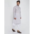 thumbnail image 3 of Kurta Salwar Handmade Indian Men's Set in Pure Ethnic Light Cotton, 3 of 4