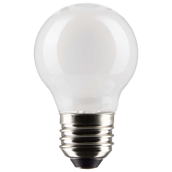 Satco 4.5w G16.5 Globe Filament LED 2700K Medium Base Dimmable - 40w equiv