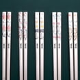 thumbnail image 3 of 1Pair Non-Slip Dining Bar Healthy Chinese Style Sushi Chopsticks Kitchenware Tableware Kitchen Tools PEONY, 3 of 8