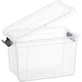 thumbnail image 3 of Superio Clear Storage Boxes with Lids, Plastic Container Bins for Organizing, Stackable Crates, BPA Free, Non Toxic, Odor Free, Organizers for Home, Office, School, and Dorm, 8.7 Quart, 3 of 9