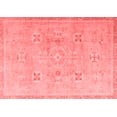 thumbnail image 1 of Ahgly Company Machine Washable Indoor Rectangle Oriental Red Traditional Area Rugs, 7' x 10', 1 of 4