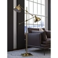 thumbnail image 2 of Cupola Floor Lamp with Metal Base and Brushed Brass Finish Color, 2 of 5