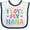 White and Navy, variant on Inktastic I Love My Nana Grandkids Girls Baby Bib