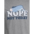 thumbnail image 4 of Disney Winnie the Pooh Men’s & Big Men’s Eeyore Nope Graphic Tee, Sizes S-3XL, 4 of 4