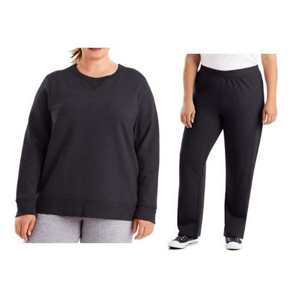 Just My Size - Just My Size Women's Plus Size Fleece Sweatshirt / Sweatpant Value Pack - Walmart