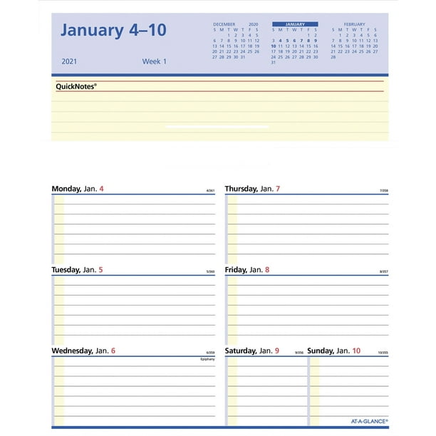 Weekly Flip Calendar