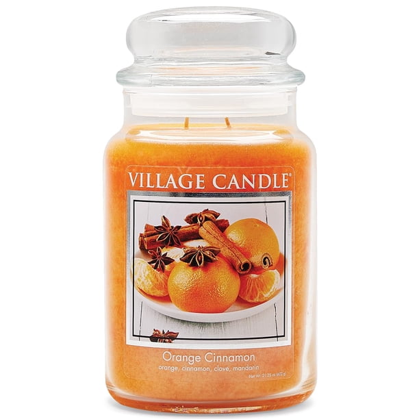 Vela Village Candle Naranja Canela Frasco Grande 602 g Village Candle NA