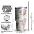 thumbnail image 6 of 30oz Pioneer Flower Tumblers Stainless Steel Tumbler with Lid and Straw,Vacuum Insulated Double Wall Travel Tumbler Cups Mug with Cleaning Brush for Coffee,Tea, 6 of 7