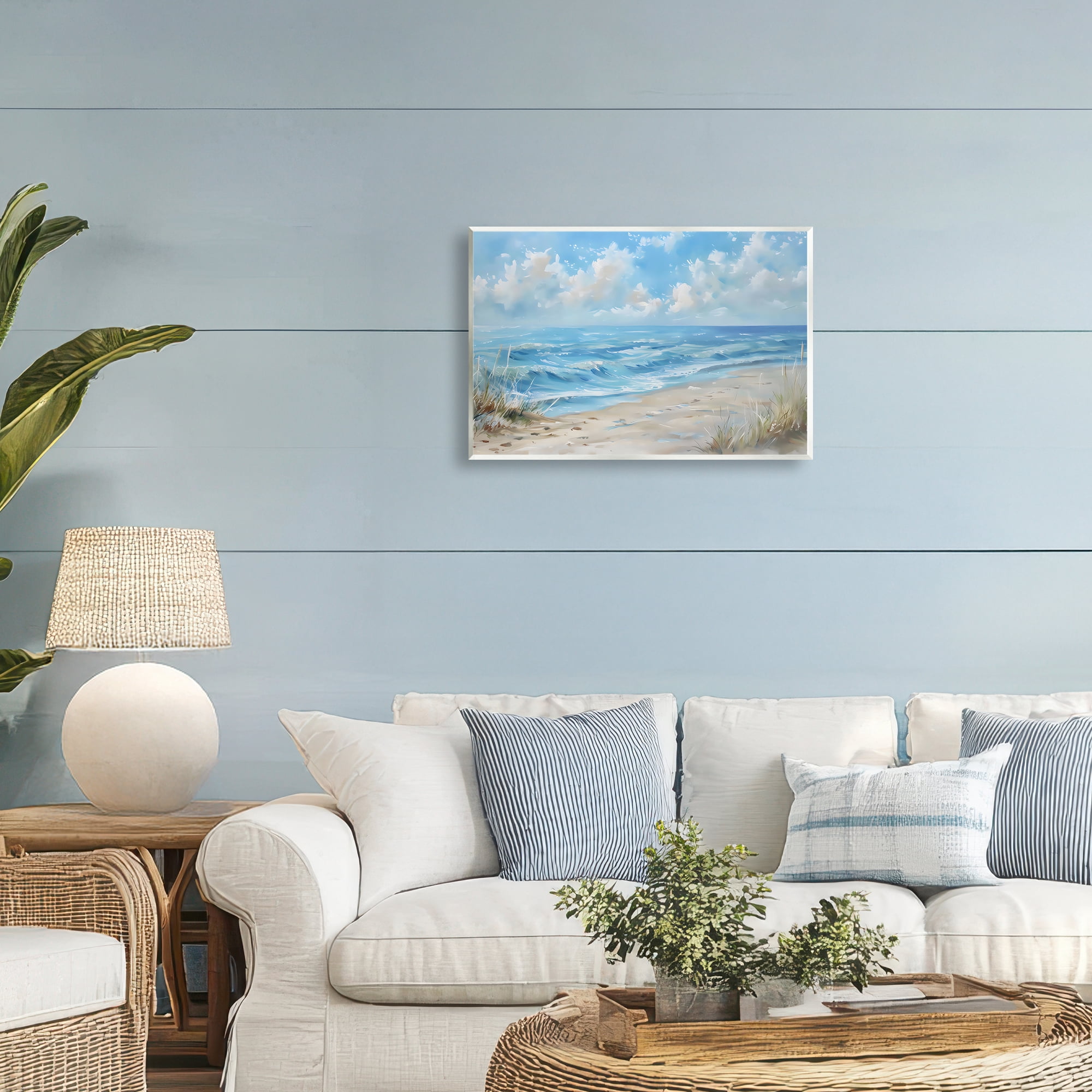 Stupell Industries Coastal Tranquility Horizon Wall Plaque Art, design by Creative Studio