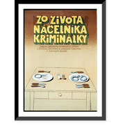 Historic Framed Print, Zo zivota nacelnika kriminalky, 17-7/8" x 21-7/8"