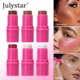 thumbnail image 5 of Julystar Face Beauty Stick Shade 06 Contouring Blush Highlight 3-in-1 Cream Makeup Stick Long Wear Buildable Color for Cheeks Lips Eyes, 6g, 5 of 12
