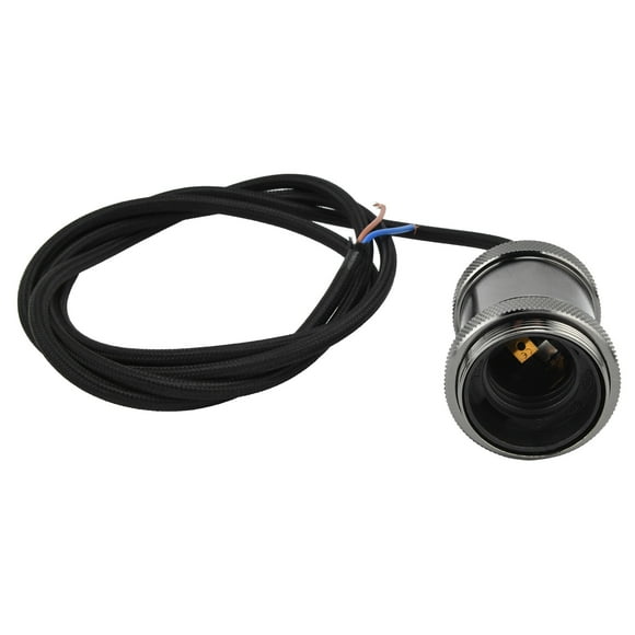 Plug In Pendant Light Cord Kit, Pendant Lamp Cord Kit Black  For Home Bar Kitchen
