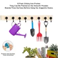 thumbnail image 3 of Fymlhomi 8PCS Magnetic Hook, Refrigerator Magnetic Hooks 33 LB Strong Heavy Duty Neodymium Magnet Hook with 8 Metal Plates, Swivel Swing Magnetic Hooks for Indoor Outdoor Hanging Grill Kitchen Black, 3 of 5