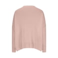 thumbnail image 4 of PEONAVET Chandail à Col Rond pour Femmes Mode Féminine Décontractée Ample Grande Taille Manches Longues Chandail Tricoté Chandail à Col Rond, 4 of 5
