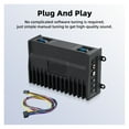thumbnail image 4 of DSP Car Processor 4*70W For Radio Stereo amplifier HIFI Speakers Improve Subwoofer And Play ,Efficient Heatsink, 4 of 4