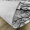 thumbnail image 5 of Ambesonne Nature Place Mats Set of 4, Autumn Fall Tree Branch, Standard Size, Black and White, 5 of 6